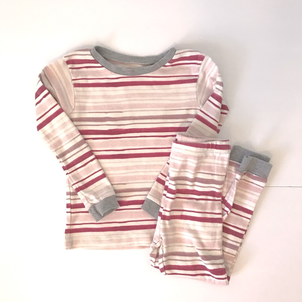 Burt’s Bees striped pajamas size 4T